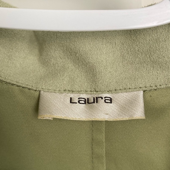 SOLD!! CUTE green zip up blazer - Picture 5 of 7